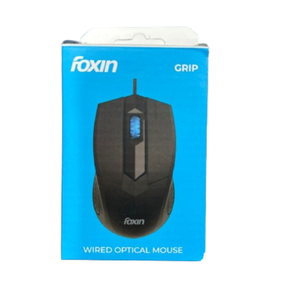 Foxin Grip Wired Mouse USB Optical Mouse