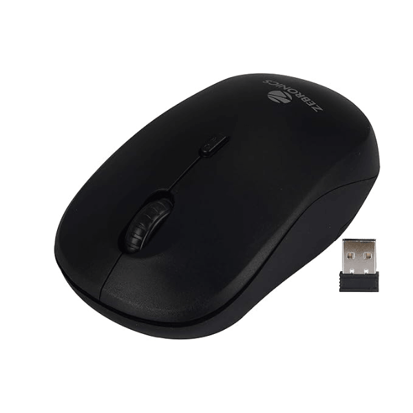 Zebronics Wireless Mouse 2.4GHz USB Optical Mouse