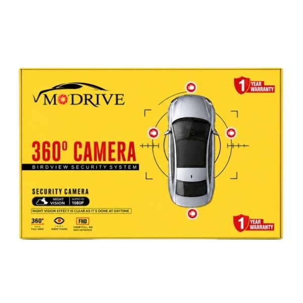 MODRIVE 360 Car Camera with Bird View System