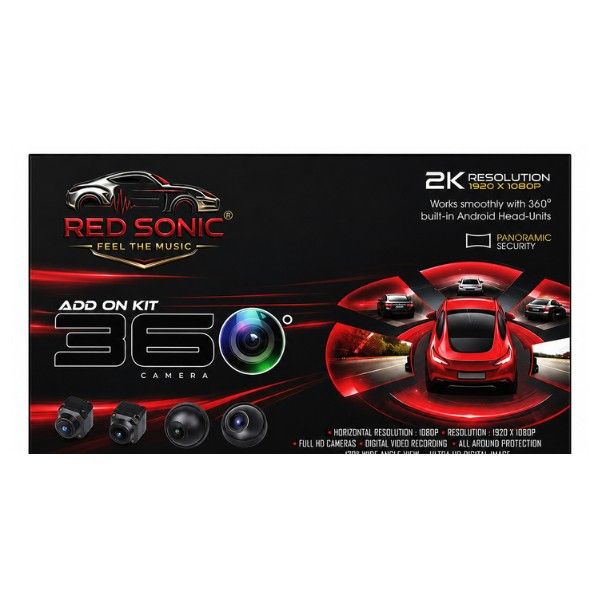 RED SONIC 360 Camera with Panoramic Security System