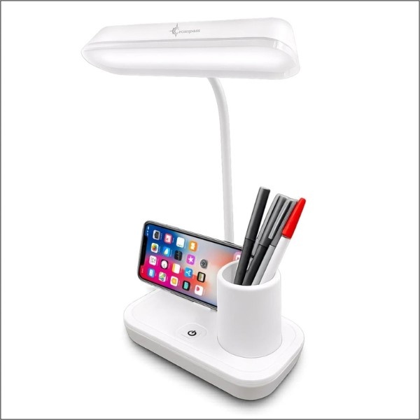 LED Table Lamp USB Rechargeable with Pen Holder