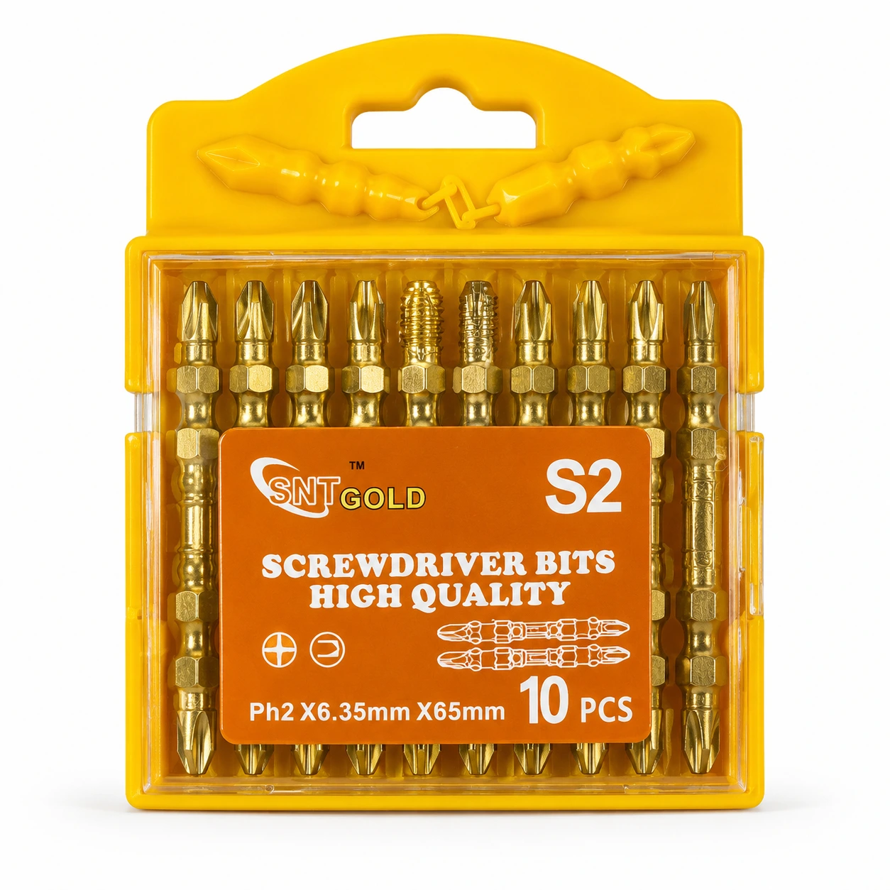 SNT GOLD S2 PH2 Magnetic Screwdriver Bits Set