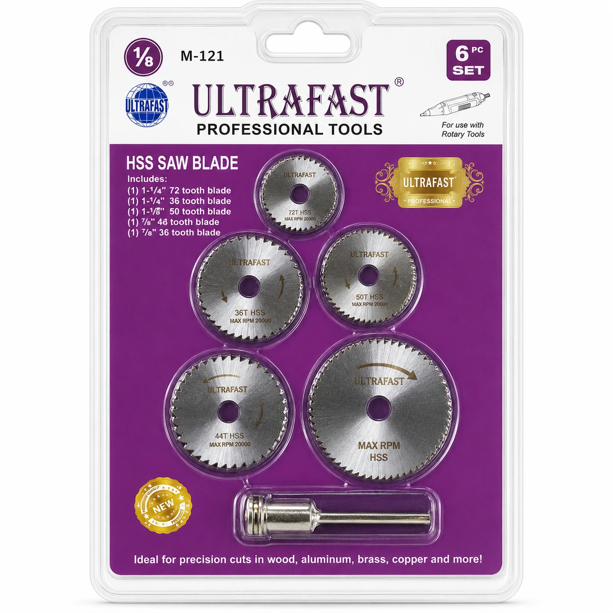 UltraFast HSS Mini Circular Saw Blade Set