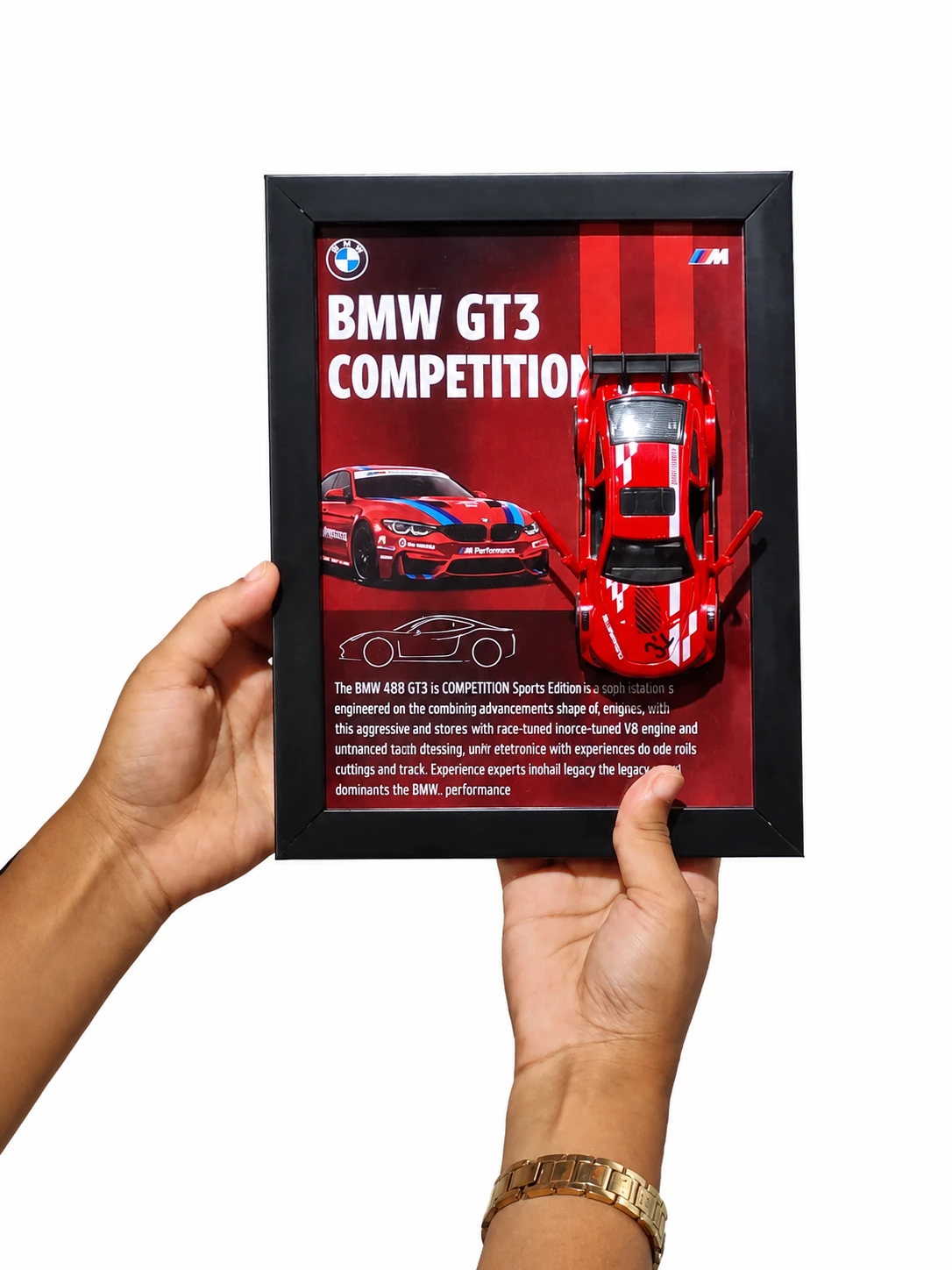 Bmw M4 Dtm With A5 size feame diecat frame