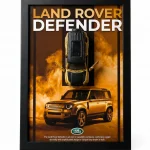 Land Rover Defender 3D Shadow Box Frame