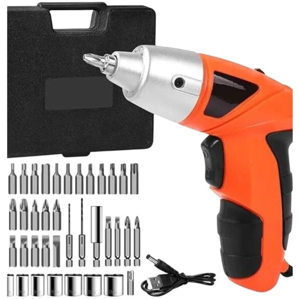 LIDUO Cordless Screwdriver 45PCS Set