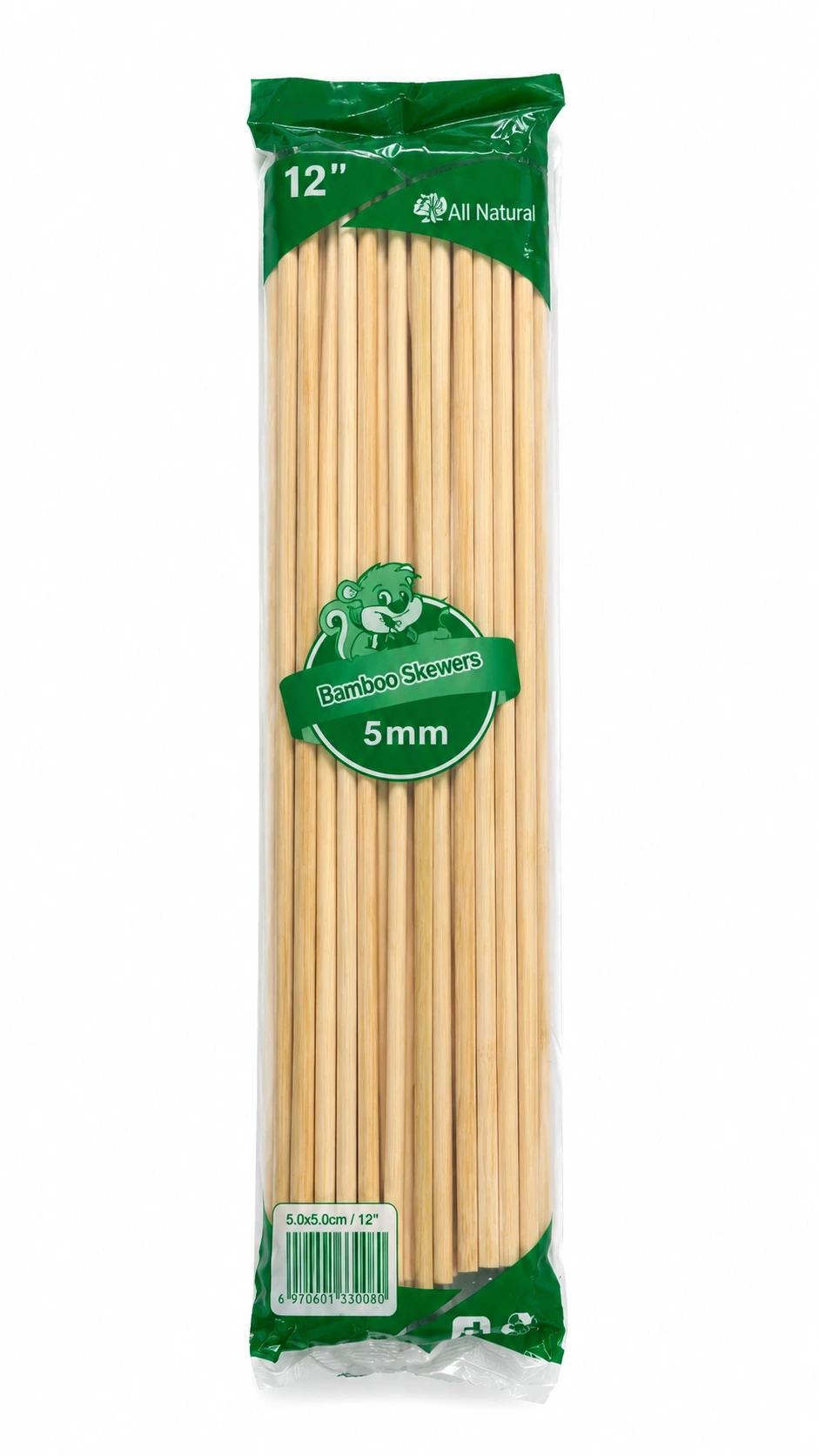 12 Inch Bamboo Kabab Sticks