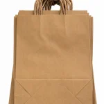 Brown Kraft Paper Carry Bag