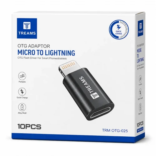 Micro USB to Lightning OTG Adapter