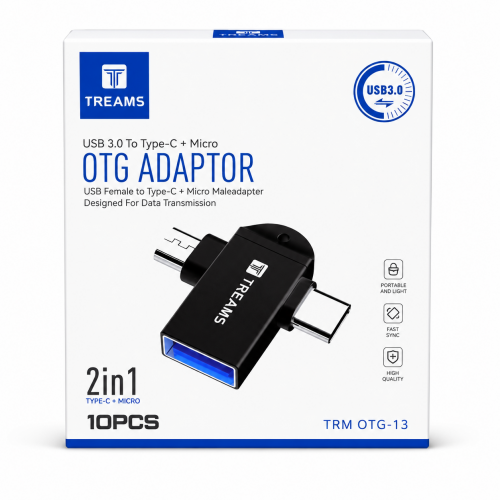 USB 3.0 2-in-1 OTG Adapter