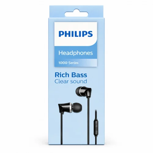 Philips 1000 Series Rich Bass Wired In-Ear Headphones