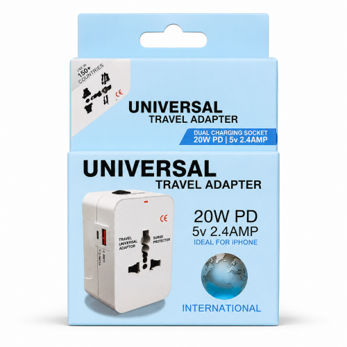 Universal 20W PD International Travel Adapter